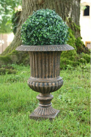 Vase Médicis en fonte Bronze-Marron