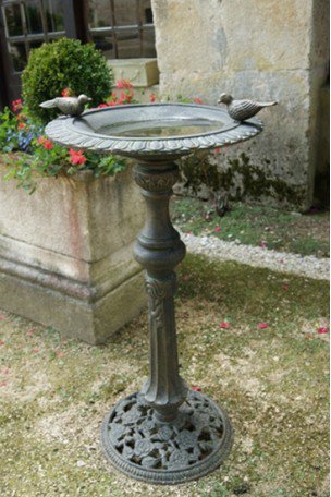 Vasque fontaine en fonte Bronze-Vert