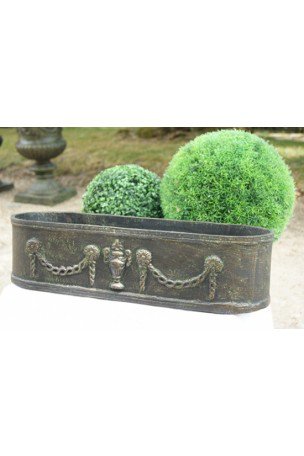 Jardinière en fonte Bronze-Vert
