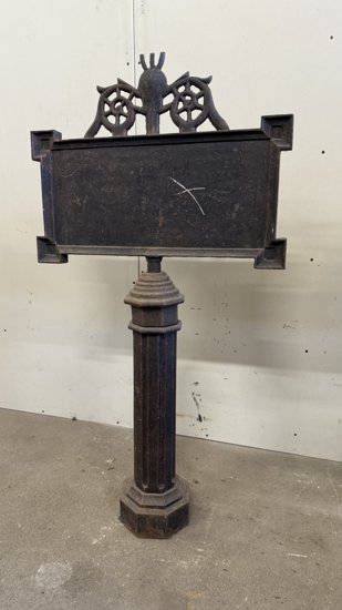 Panneau en fonte Bronze marron